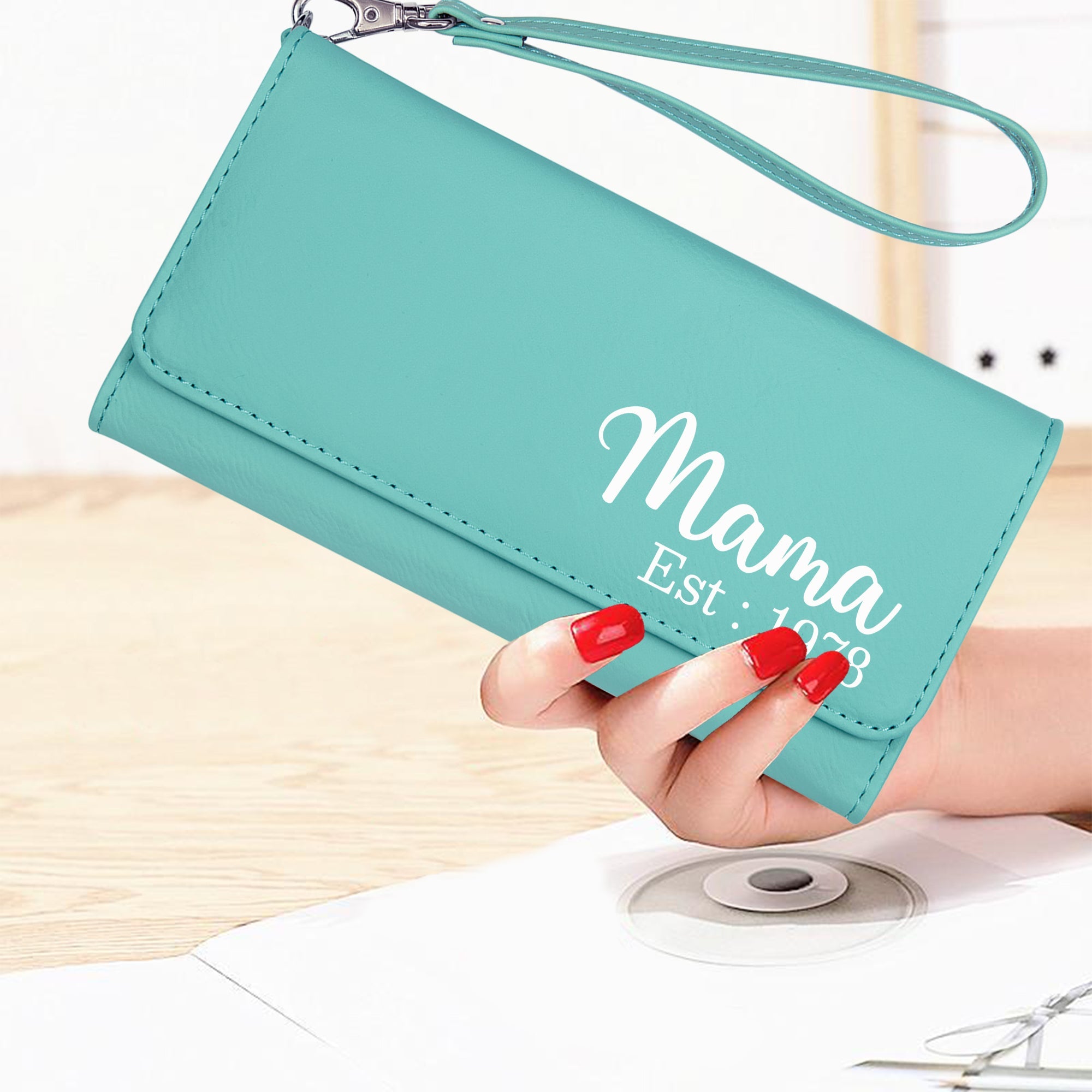 Personalized Mother Gift, Custom wallet, Mother's Day gift, gift for her, personalized gifts, Woman Wallet, leather wallet