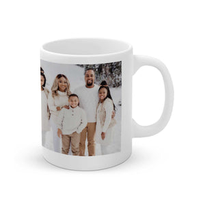 Personalized Photo Mug, Ceramic Coffee Cup, Mother's Day Gift, Custom Picture Mug, Gift for Grandparents, Family Photo Mug