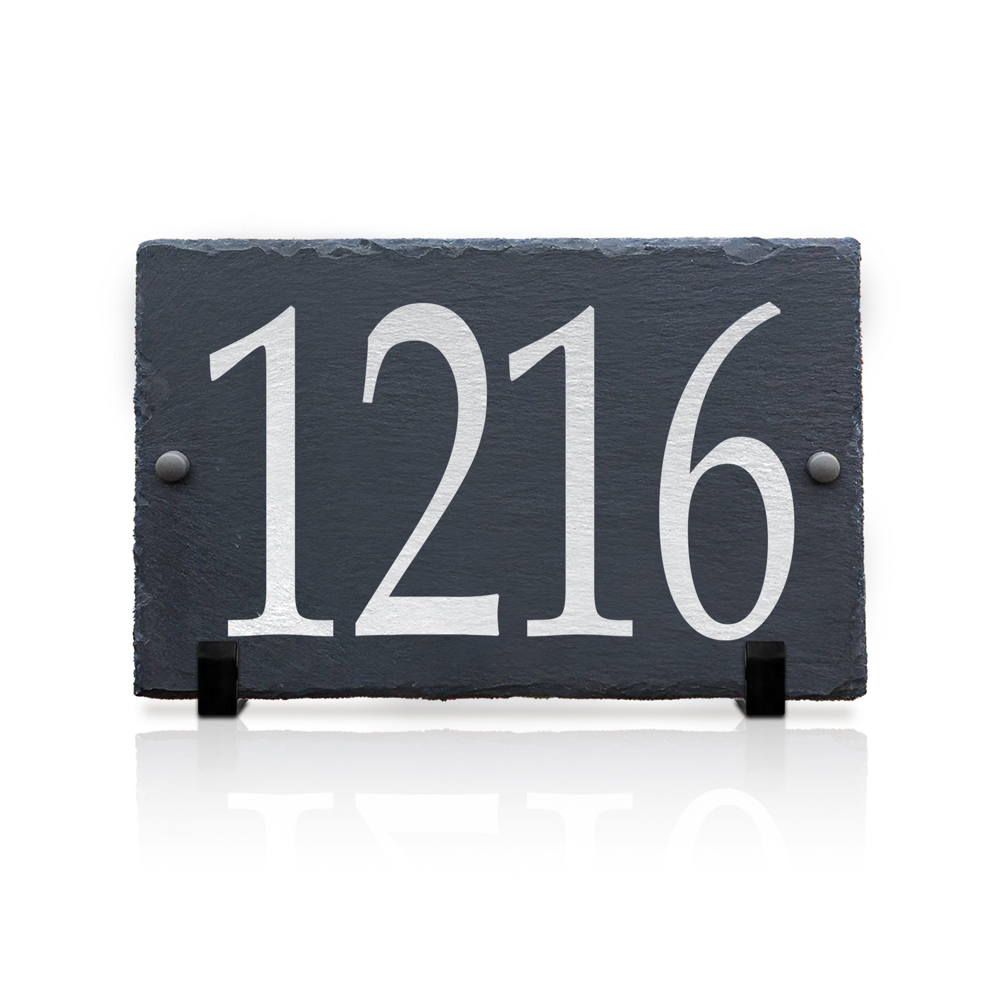 Personalized Slate Home Sign, Last Name Slate Address Sign, Street Number Sign, Slate Hanging Sign, Slate Plaque