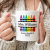 Personalized Teacher Mugs, Teacher Appreciation, Personalized Mugs, Teacher Gifts, Teacher Retirement, Personalized gifts