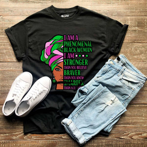 Phenomenal Woman T-Shirt- Woman Empowerment T-Shirt- African Map T-shirt- Black History Month- Black Pride Shirt, Black Independence gift