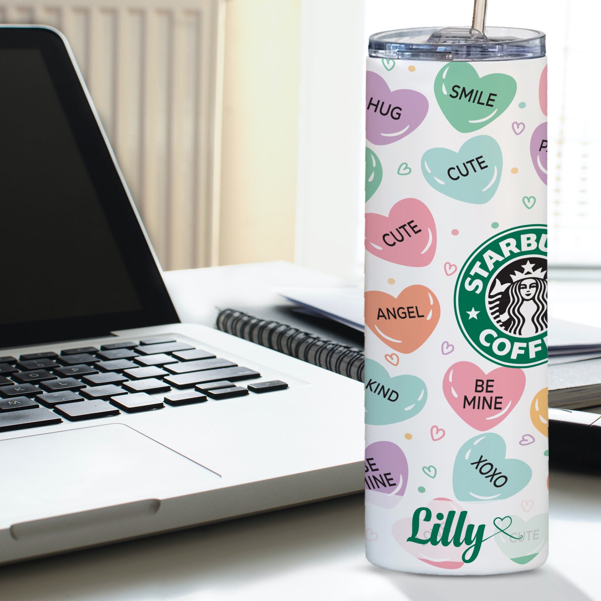 Starbucks tumbler Valentines Tumbler Custom Starbucks Customized Tumbler