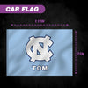 Car flags, UNC car flags, Graduation gifts, Custom car flags, Gifts for her, Personalized gifts, Personalized flags, Flags