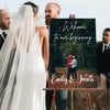 Welcome to Our Wedding Signs, Custom Wedding Signs, Personalized Wedding Decor, Wedding Welcome Signs with Images, Signage