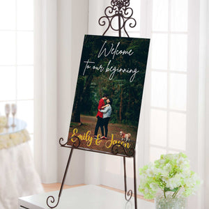 Custom Wedding Signs, Wedding Welcome Sign, Welcome Wedding Sign, Wedding Decor, Wedding Signage, Welcome Sign Wedding, Welcome to our Wedding. Wedding Sign Wedding Decor Wedding Signage