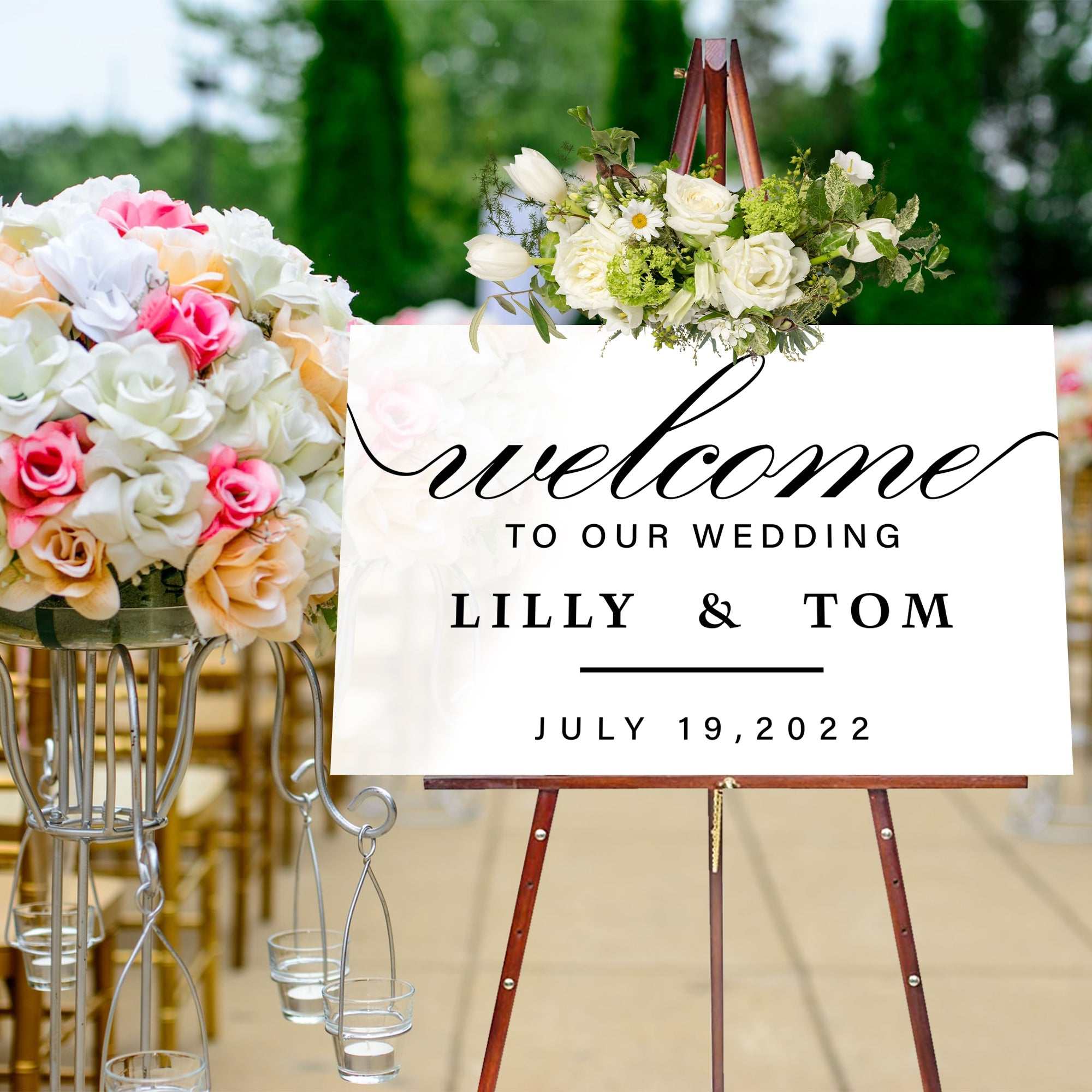 Wedding Welcome Sign- Acrylic Wedding Decor Welcome To The Wedding Sign, Personalized Wedding Sign, Wedding Decor, Acrylic Welcome Sign, Acrylic Wedding Sign