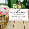 Welcome to the Wedding Sign, Personalized Wedding Sign, Custom Wedding Welcome Sign, Wedding Signage, Reception Sign