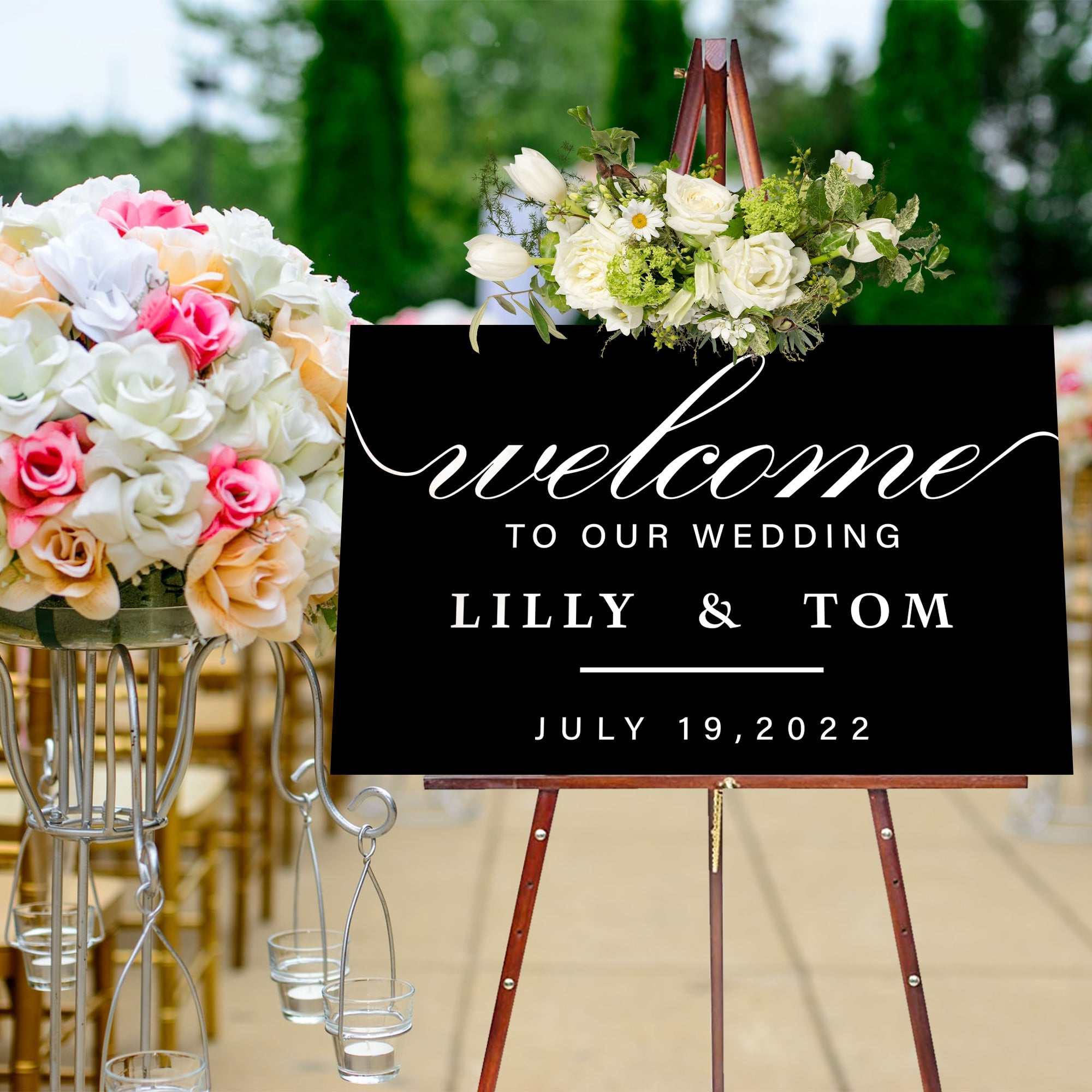 Wedding Welcome Sign- Acrylic Wedding Decor Welcome To The Wedding Sign, Personalized Wedding Sign, Wedding Decor, Acrylic Welcome Sign, Acrylic Wedding Sign