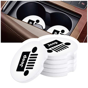 Wrangler Car Coasters, Jeep Car Coasters, Jeep Sandstone Car Coasters, Jeep Accessories, Jeep Assorted Car Coaster