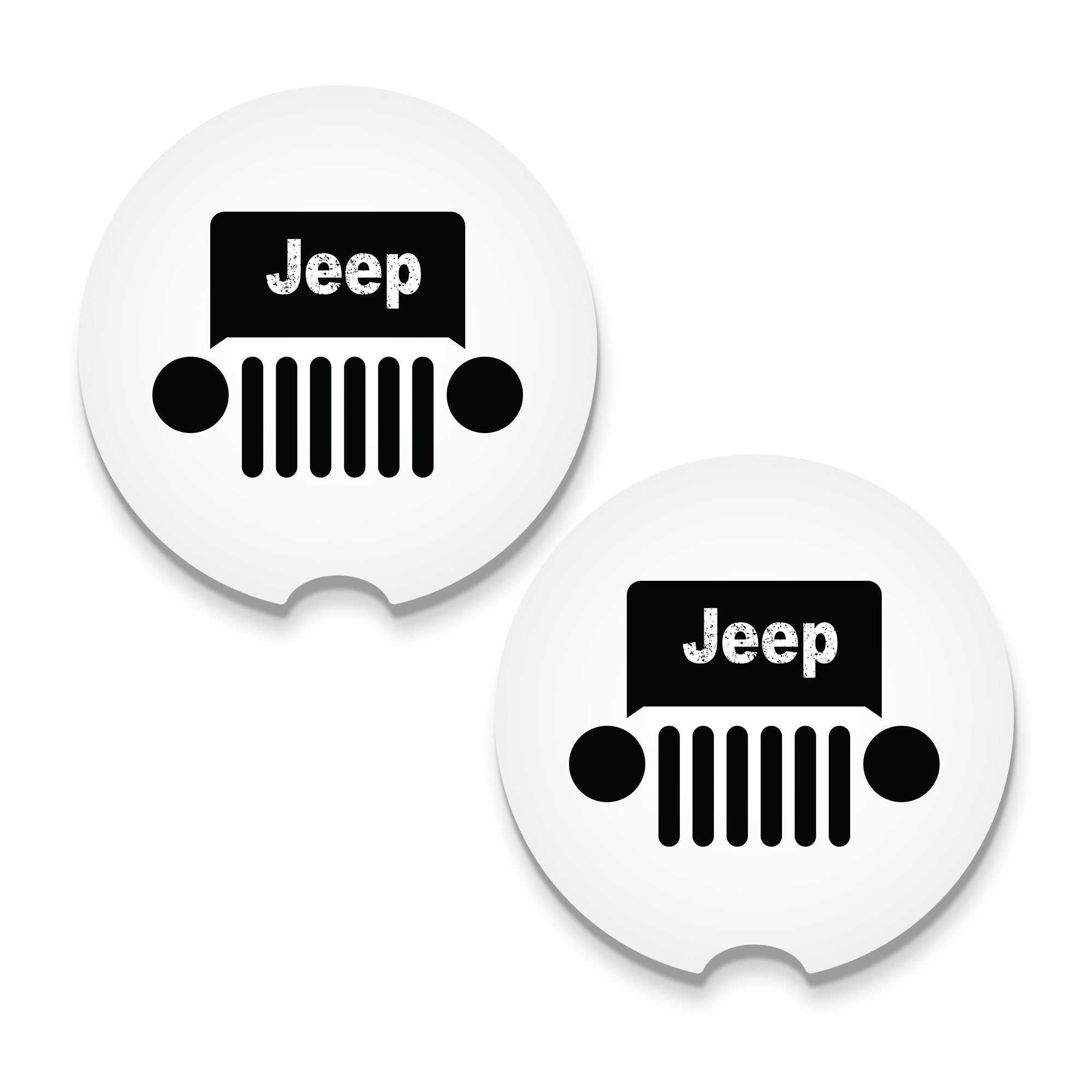 Wrangler Car Coasters, Jeep Car Coasters, Jeep Sandstone Car Coasters, Jeep Accessories, Jeep Assorted Car Coaster